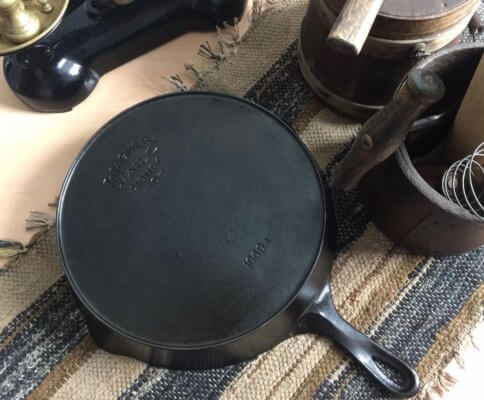 Vintage Wagner Ware Cast Iron 10 Pancake Breakfast Griddle Pan Skillet  1109