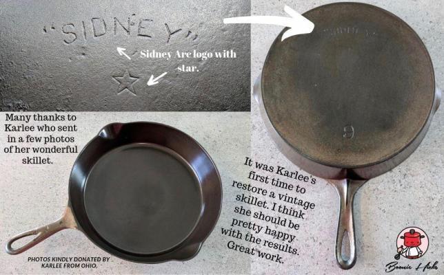 Old Mountain Skillet Cast Iron, Wagner Cast Iron Sausage Pan