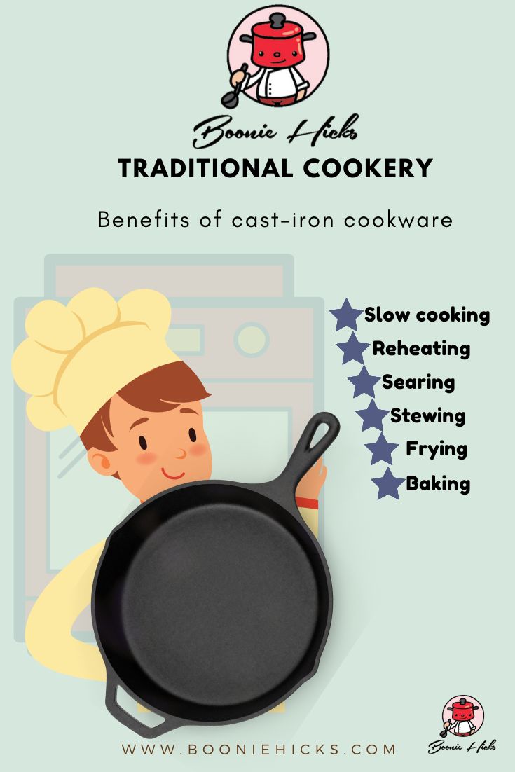 Simple guide to the pros and cons of cast iron cookware.