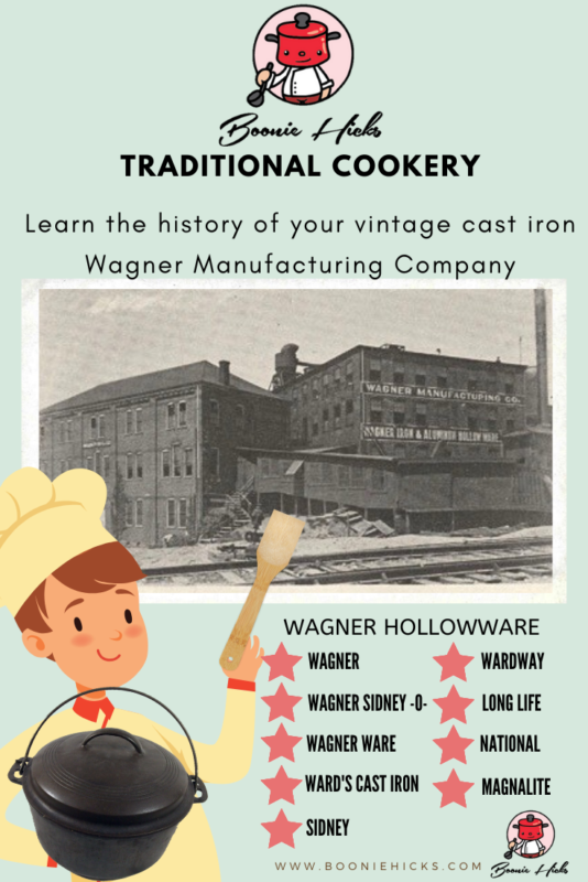 Vintage Wagner Ware National 8 1358E Cast Iron Skillet 