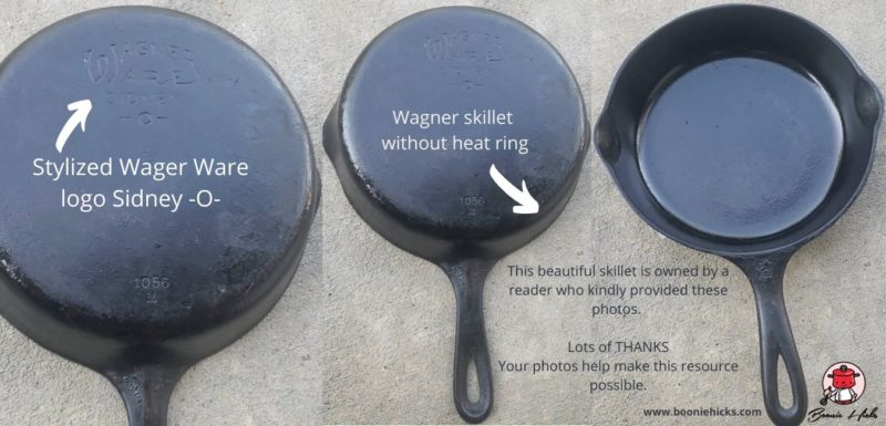 Vintage Unmarked #1 Heat Ring Large Cast Iron Skillet