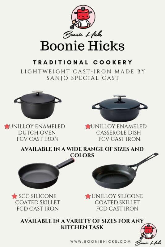 Learn about the benefits of enameled cast iron cookware. – Boonie
